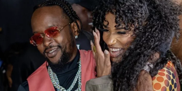 Popcaan wishes Toni-Ann Singh happy birthday at UK album launch