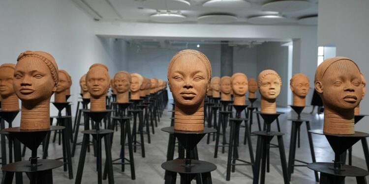 Source | Nigerian art exhibition honors missing Chibok girls
