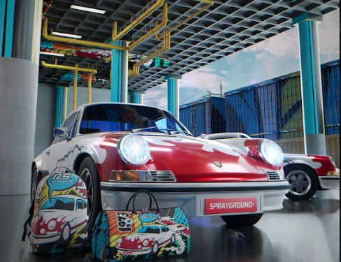 Hit the road in style with this exclusive Sprayground X Porsche collection