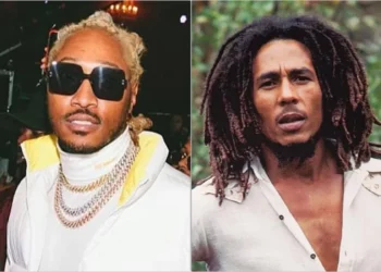 Future honors new tattoo on Bob Marley’s leg