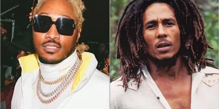 Future honors new tattoo on Bob Marley’s leg